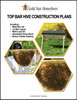 Simple and easy to understand, these detailed construction plans will help you build the Gold Star Deluxe top bar hive!  Metric and English units.