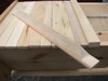 Having a couple of spare top bars handy can be crucial for hive management.  Be sure all your top bars are interchangeable!