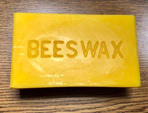 Roughly one pound of untreated natural beeswax